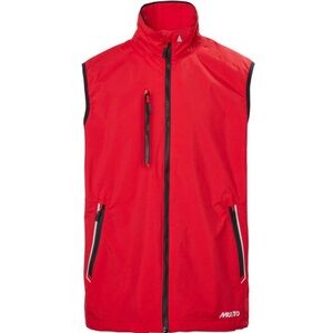 Musto Men’s Sardinia 2.0 Gilet True Red NWT 2XL Waterproof Sailing Vest